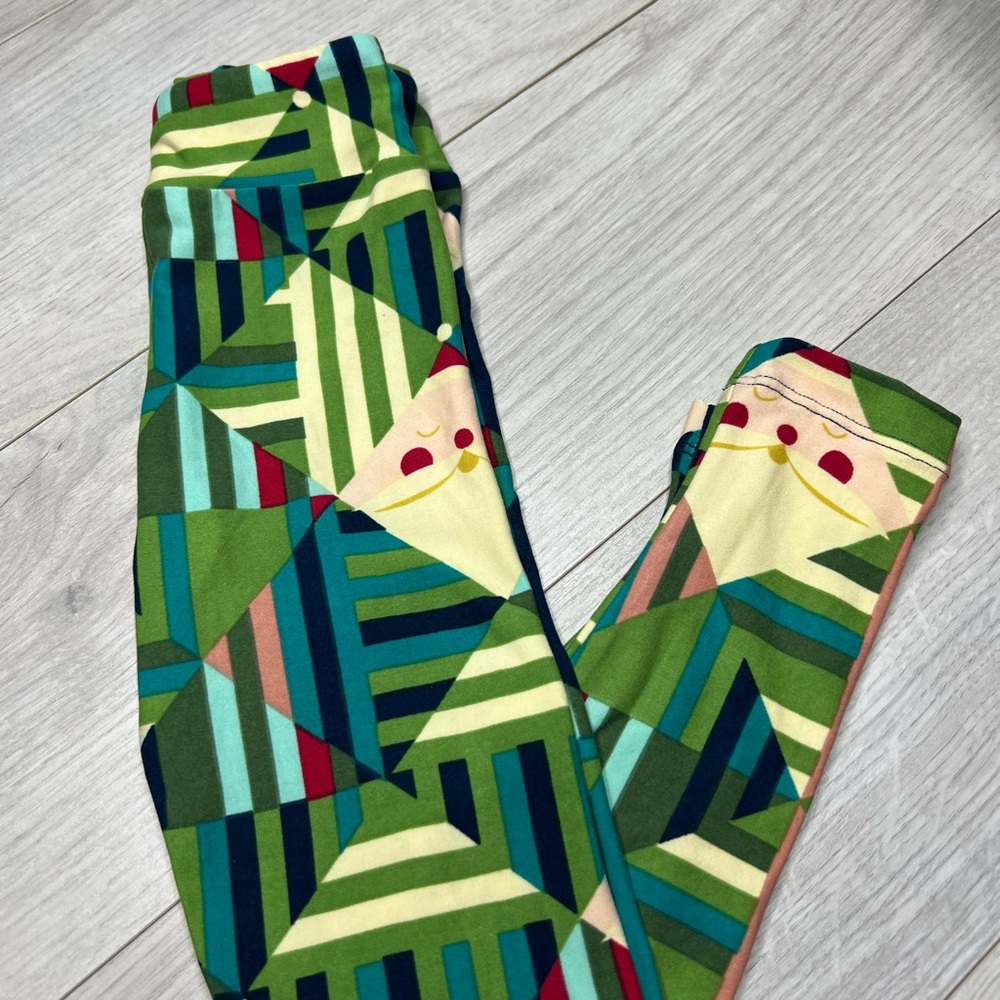LuLaRoe SM Christmas Kids Leggings